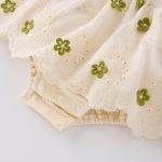 【66-100cm】ロンパース ベビー 刺繡 プリンセス風 - 画像 (8)