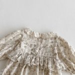 【66-90cm】ロンパース ベビー リーフ柄 お出かけに - 画像 (8)