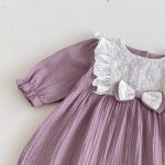 【66-90cm】カバーオール ベビー レース 刺繍 - 画像 (7)