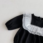 【66-90cm】ロンパース ベビー レース フリル - 画像 (7)