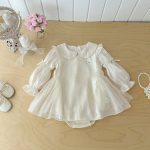【66-90cm】ロンパース ベビー プリンセス リボン - 画像 (9)