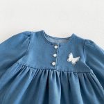 【73-110cm】ワンピース 女の子 デニム 可愛い - 画像 (12)