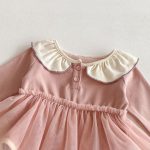 【66-90cm】ロンパースorカバーオール ベビー 前ボタン チュール - 画像 (11)