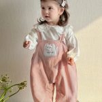 【73-100cm】サロペットorTシャツ ベビー ねこちゃん パンツ - 画像 (5)
