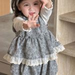 【73-100cm】セットアップ ベビー 小花柄 レース - 画像 (6)
