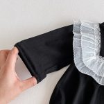 【66-90cm】ロンパース ベビー レース フリル - 画像 (8)