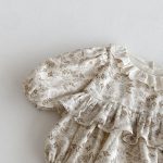 【66-90cm】ロンパース ベビー リーフ柄 お出かけに - 画像 (9)