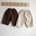 【80-150cm】パンツ キッズ 無地 ベーシック - 画像 (8)