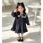 【66-140cm】ワンピースorロンパース 姉妹コーデ フリル リボン - 画像 (9)