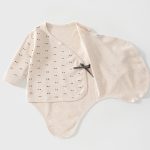 【52-73cm】ロンパース ベビー ナチュラル ドット - 画像 (4)