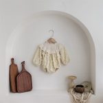 【80-90cm】長袖ロンパース ベビー フリル おしゃれ - 画像 (3)