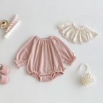【66-100cm】ロンパース ベビー フリル襟 お出かけに - 画像 (9)