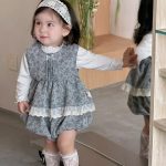 【73-100cm】セットアップ ベビー 小花柄 レース - 画像 (7)