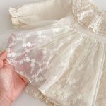 【66-90cm】ロンパース ベビー レース ドールカラー - 画像 (9)
