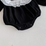 【66-90cm】ロンパース ベビー レース フリル - 画像 (9)