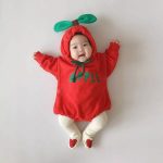 【66-90cm】ロンパース ベビー フルーツ 可愛い 帽子付き - 画像 (3)