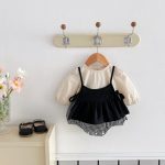 【66-120cm】ロンパースorワンピース ベビー キャミ格子柄 - 画像 (8)