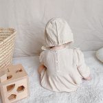 【66-90cm】ロンパース ベビー レース縁 かわいい - 画像 (6)