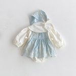 【66-100cm】ロンパースセット ベビー プリンセス風 スウィート - 画像 (11)
