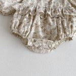 【66-90cm】ロンパース ベビー リーフ柄 お出かけに - 画像 (11)