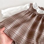 【66-90cm】ロンパース&帽子 ベビー チェック レトロ - 画像 (10)