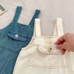 【73-100cm】Tシャツorサロペット ベビー 無地 デニム ボーダー - 画像 (14)