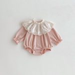 【66-100cm】ロンパース ベビー フリル襟 お出かけに - 画像 (7)