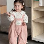 【73-100cm】サロペットorTシャツ ベビー ねこちゃん パンツ - 画像 (6)
