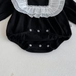 【66-90cm】ロンパース ベビー レース フリル - 画像 (10)