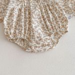 【66-90cm】ロンパース ベビー 韓国風 小花柄 - 画像 (10)