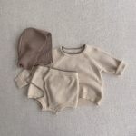 【66-90cm】セットアップ ベビー 韓国風 ニット - 画像 (6)
