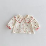 【66-100cm】セットアップ ベビー チェリー柄 プリント - 画像 (9)