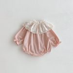 【66-100cm】ロンパース ベビー フリル襟 お出かけに - 画像 (8)