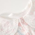 【66-90cm】ロンパース 可愛い ピンク ローズ 肌に優しい ベビー服 - 画像 (5)