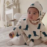 【66-90cm】ロンパース ベビー 韓国風 恐竜柄 - 画像 (8)