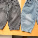 【80-150cm】ロングパンツ キッズ デニム レトロ - 画像 (12)