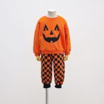 【80-120cm】セットアップ キッズ ハロウィン かぼちゃ - 画像 (7)