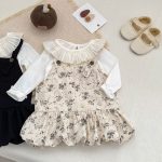 【73-110cm】サロペワンピース ベビー 花柄 おしゃれ - 画像 (16)
