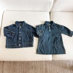 【80-150cm】ジャケットorワンピース キッズ デニム トレンド - 画像 (7)