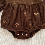 【66-130cm】ロンパースorワンピース 姉妹コーデ 刺繍 コーデュロイ - 画像 (15)