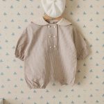 【66-90cm】ロンパース ベビー 韓国風 ストライプ - 画像 (12)