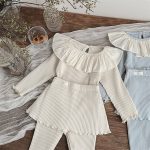【73-100cm】セットアップ ベビー フリル 無地 - 画像 (9)
