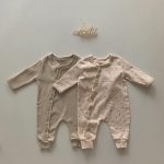 【66-90cm】ロンパース ベビー 韓国風 ナチュラル 小花