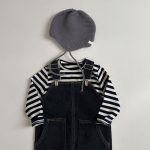 【73-100cm】Tシャツ ボーダー ニット クルーネック 男女兼用 ベビー キッズ - 画像 (3)