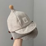 【GOODS】キャップ ベビー ボーダー ぽんぽん付き - 画像 (5)