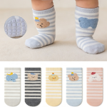 【GOODS】ソックス ボーダー柄 動物柄 かわいい - 画像 (2)