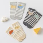 【GOODS】ソックス ボーダー柄 動物柄 かわいい - 画像 (4)