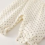 【59-90cm】カバーオール ベビー レース襟 小花柄 ガーゼ - 画像 (10)