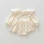 【66-100cm】ロンパース ベビー レース 刺繡 - 画像 (9)