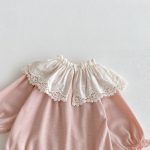 【66-100cm】ロンパース ベビー フリル襟 お出かけに - 画像 (10)
